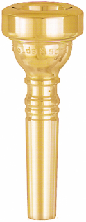 Arnolds & Sons flugelhorn mouthpiece model German gold-plated (Bach replica)