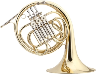JOSEF LIDL F / Es french hornLHR 321 clear lacquered brass