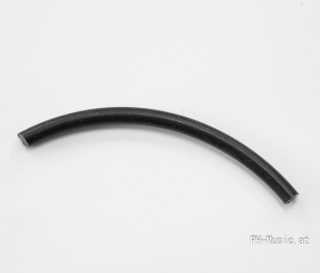 Stop silicone cord black 7 mm (10cm length)