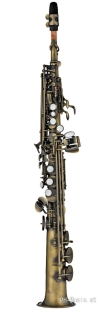 ANTIGUA SS4290AQ-CH, antique frosted, Power Bell Series B-Soprano Saxophone