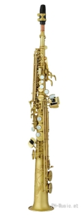 ANTIGUA SS4290CB-CH, handgebürstet POWER BELL SERIE B-Sopran-Saxophon