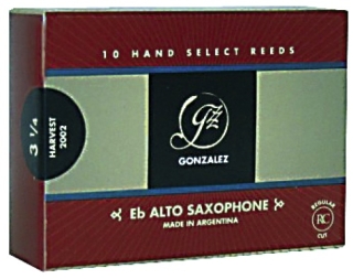 Gonzalez Reeds - Eb Alto Saxophon reeds No. 3,5 (12 in Box)
