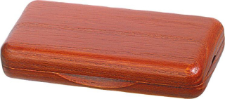 Oboe reed case 3 reeds wood (three variants) mahogany