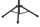 GEWApure orchestra stand FX black (perforated plate)