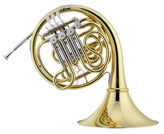 JUPITER JHR1100DQ Bb / F double horn, lacquered, removable bell