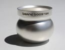 Brand Booster for tuba mouthpieces in silver matt
