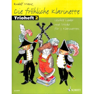 Die fröhliche Klarinette 2 - Trioheft 2 - Rudolf Mauz