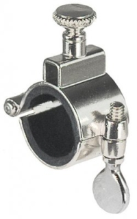 Note holder box nickel-plated (pipe clamp in various sizes)