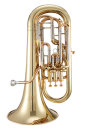 XO Brass Bb Euphonium, lacquered, compensated, 3 + 1...