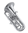 XO Brass Bb Euphonium, silver-plated, compensated, 3 + 1...