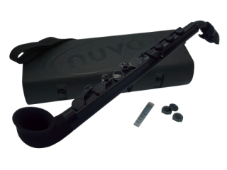 NUVO jSax 2.0 Standard Kit (Kindersaxophon in C) schwarz/schwarz