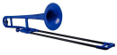pBone slide trombone (plastic) blue