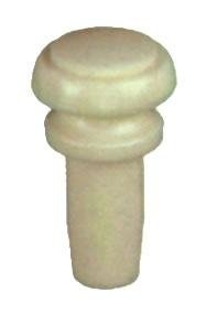 Guitar end button plastic (black or white)