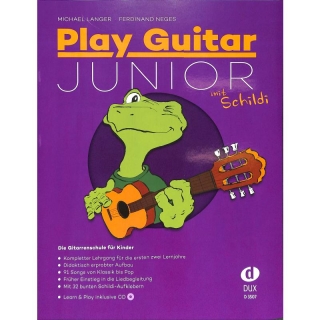 Play guitar Junior mit Schildi von Langer Michael + Neges Ferdinand