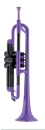pTrumpet Bb trumpet ABS plastic in violett
