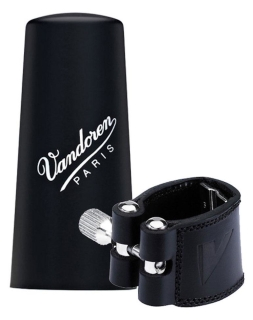 Vandoren LC290P Blattschraube Leder mit Kapsel Bariton-Saxophon V16