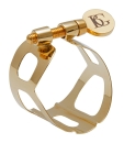 BG ligature baritone saxophone L60 Tradition, gold lacquer with capsule
