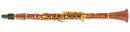 F.A.UEBEL Superior MGP Eb-Clarinet 24k gold plated und Mopane wood