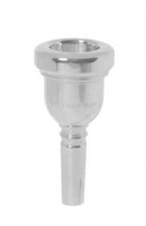 Breslmair mouthpiece for tenor horn / bass flugelhorn silver-plated