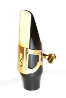 BG L51 Tradition ligature soprano saxophone 24 Kt gold-plated with capsule