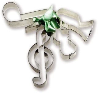 Biscuit cutter set green