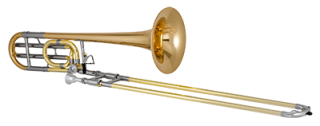 XO Brass XO1236RL Bb/F Posaune, lackiert, Goldmessing