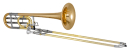 XO Brass - Bb / F trombone, lacquered, gold brass XO1236RL