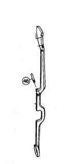 Yamaha axle screw lower part B / C sharp keys B flat clarinet German (1 piece)