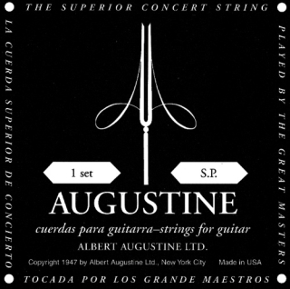 Einzelsaite Augustine Black Saite für Klassik-Gitarre