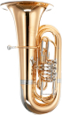 B&S Bb tuba 4 cyl. Professional GR-55 L (gold brass)