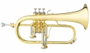 B&S BS3145G-1-0 perinet flugelhorn "Challenger" (Professional) gold brass bell