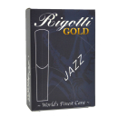 RIGOTTI Gold JAZZ Sopran-Saxophone-Blätter – (Box of 10)