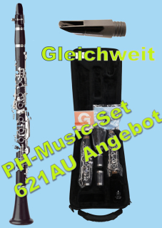 F.A. UEBEL B-621AU Bb-Clarinet - Gleichweit Mouthpiece Set