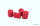 Stop felt saxophone / red / different sizes (4 pieces)