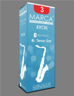 MARCA Bb-Tenor-Saxophon-Reeds Excel (5 in Box)