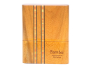 Bambú reed case for 6 Bb clarinet or 6 alto saxophone reeds, handmade from wood