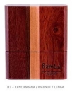 Bambú für 8 B-Klarinette od. 8 Sopran-Sax.-Blätter, Blattetui Handgemacht aus Holz