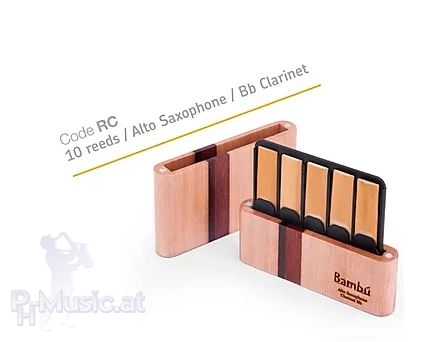 Yibuy Musical Wooden Clarinet Reed Case for 10pcs Reeds Hold Durable with Glass Pane Against Moisture 