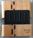 Bamb&uacute; reed case for 10 Bb clarinet or 10 alto saxophone reeds, handmade from wood