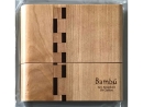 Bambú für 10 B-Klarinette od. 10 Alto-Sax.-Blätter, Blattetui Handgemacht aus Holz