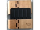 Bambú für 10 B-Klarinette od. 10 Alto-Sax.-Blätter, Blattetui Handgemacht aus Holz