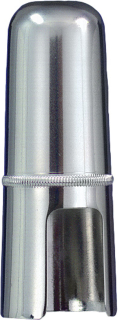 Reed capsule (protective cap) metal for Eb clarinet German system mouthpiece nickel-plated