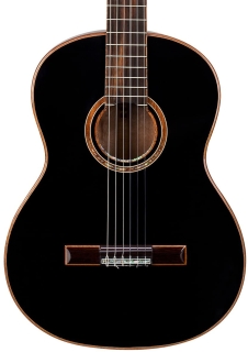 MERIDA classical guitar 4/4, TRAJAN series, black gloss finish DC-15B, €  389,99