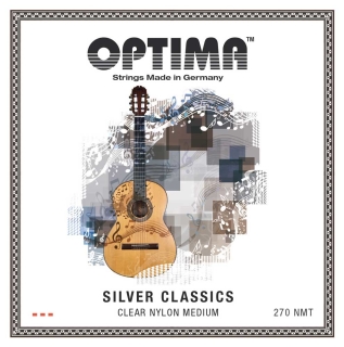String set Optima concert guitar 270 SILVER CLASSICS set