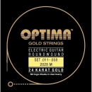 Saitensatz Optima E-Gitarre 24K GOLD STRINGS 2028