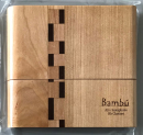 Bambú reed case for 10 Bb clarinet or 10 alto saxophone reeds, handmade from wood 05 Lenga Wood