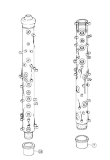Zapfenschoner-Set für Yamaha Oboe