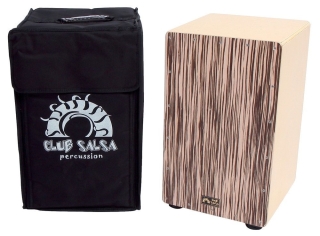 GEWA Cajon CLUB SALSA Zebrano Design