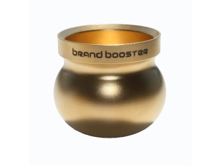 Brand Booster for tuba mouthpieces in gold Matt gold