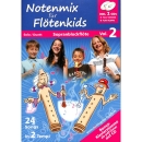 Notenmix für Flötenkids 2 (Blockflöte) inkl. 2 CDs